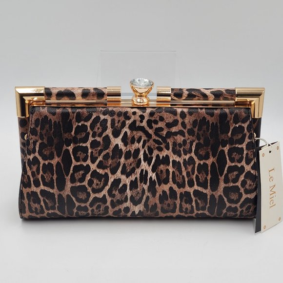 Le Miel Crossbody / Clutch Animal Print Bag – NWT - Picture 2 of 16